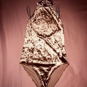 Velvet Pink Bodysuit
